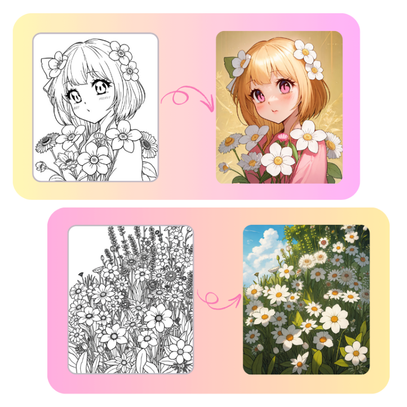 AI-Powered Automatic Colorizer for Line Art