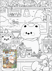Example of photo-to-sketch conversion: Default line work